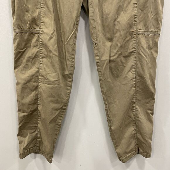 CHICO’S Sz 0.5 Tan Gorpcore Casual Utility Outdoor Twill Hiking Pants Stretch 6 - Picture 5 of 16